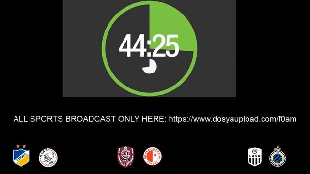 APOEL - AJAX, CFR KLUJ - SLAVIA, LASK Linz - Club Brugge (LIVE) смотреть онлайн