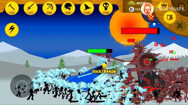 GIANT BOSS XIPHOS, SPEAROS HERO VS SHADOWRATH BOSS, FINAL BOSS | Stick War Legacy Mod | Stick789Apk