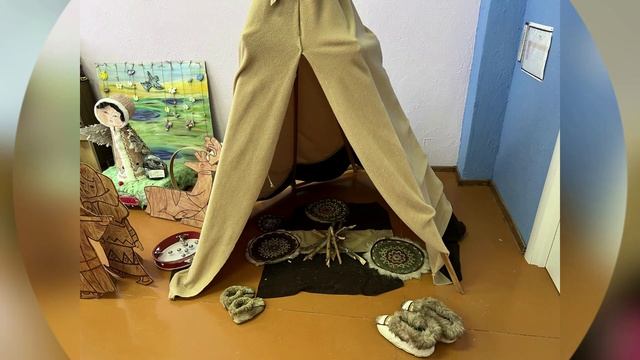 Этнографический центр детского сада №54 с моделями русской избы и коми керки, г. Воркута смотреть онлайн