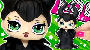 Как сделать Малефисенту из куклы своими руками! Переделка старой куклы от канала Анна Оськина!