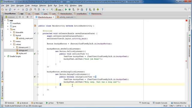 Android App Development for Beginners - 20 - Multiple Event Listeners смотреть онлайн