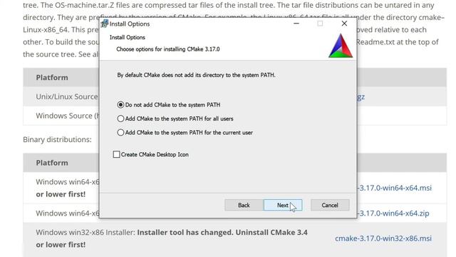 Toolchain Setup - Installing CMake on Windows смотреть онлайн