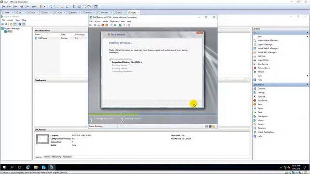 Install Hyper-V on Virtual Machine running windows server 2016 deployed in VMware Workstation 12.5 смотреть онлайн
