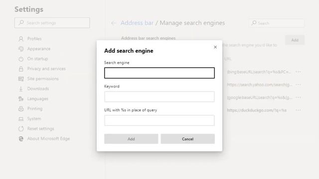 How to Change the Default Search Engine in the Chromium Based Microsoft Edge смотреть онлайн