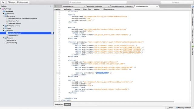Xamarin Push Component (Android) смотреть онлайн