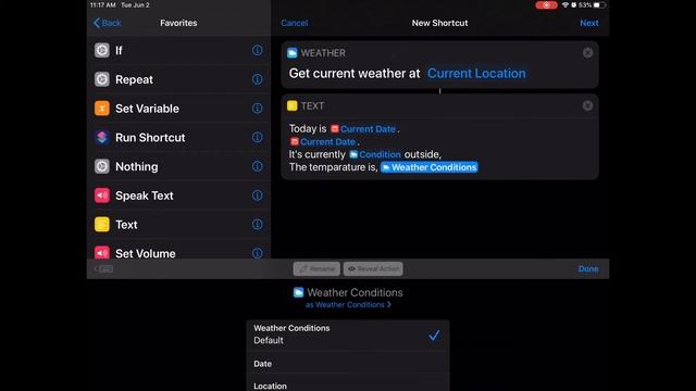 Siri Shortcuts “Date and Weather” Tutorial Part 3 смотреть онлайн