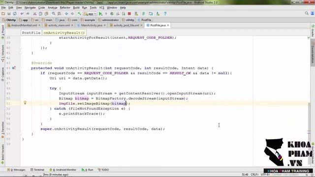 Android OkHttp - Bài 4: Post file lên server смотреть онлайн