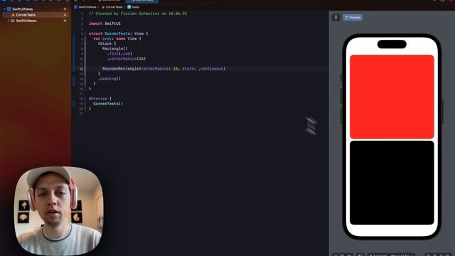 Custom Radius per Corner with UnEvenRoundedRectangle смотреть онлайн