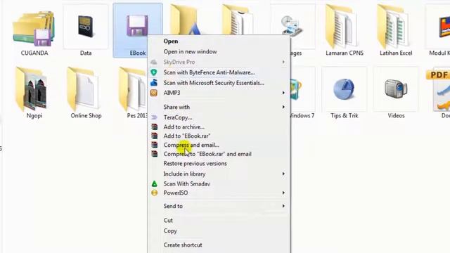 Mudah Inilah Cara Membuat File Zip di Windows 7 Tanpa Aplikasi Tambahan смотреть онлайн