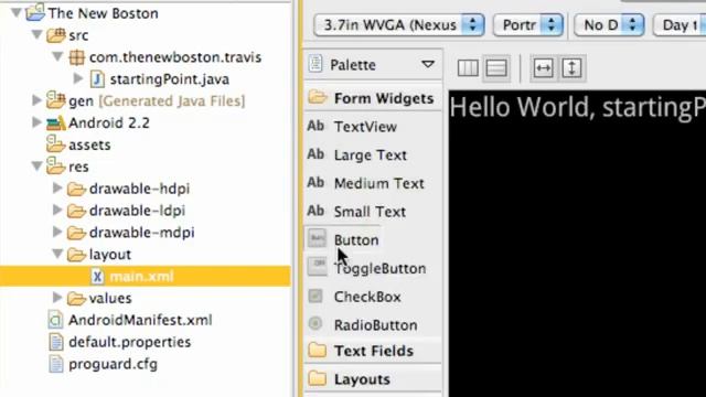 Android Application Development Tutorial 005 Overview of Project and Adding Folders смотреть онлайн