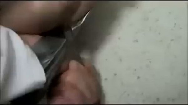 Pretty damsel gagged