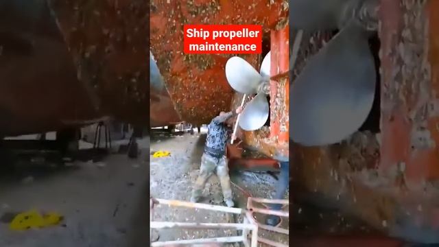 How it's made | Ship propeller maintenance