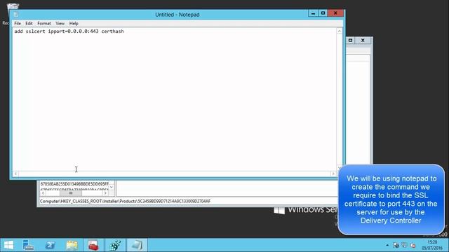 Citrix XenDesktop 7.9 Configuring SSL on the Delivery Controller смотреть онлайн