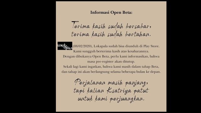 Open Beta LOKAPALA Dibuka Untuk Semua Player Hari Ini! (Android) смотреть онлайн