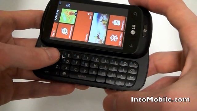 LG Quantum Windows Phone 7 hands-on video review смотреть онлайн
