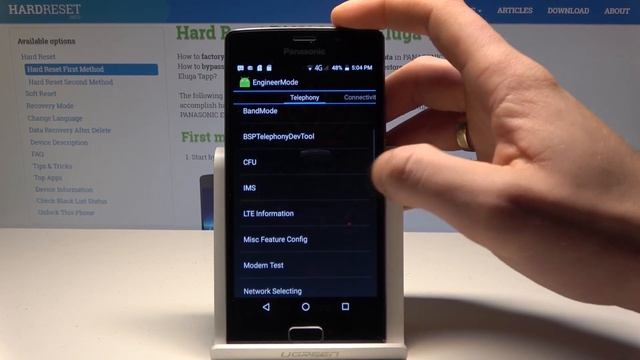 How to Activate Engineering Mode in PANASONIC Eluga Tapp - Enable Service Mode смотреть онлайн