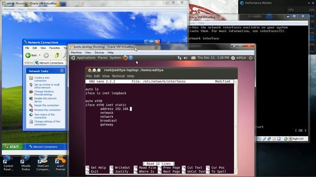 Simulasi Ping 3 OS : Ubuntu Server , Ubuntu Desktop , Windows XP смотреть онлайн