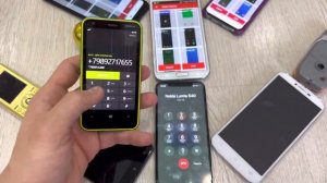 Incoming Calls Christmas Tree & Fake call Nokia Lumia 560 & iPhone X