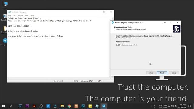 Telegram install смотреть онлайн