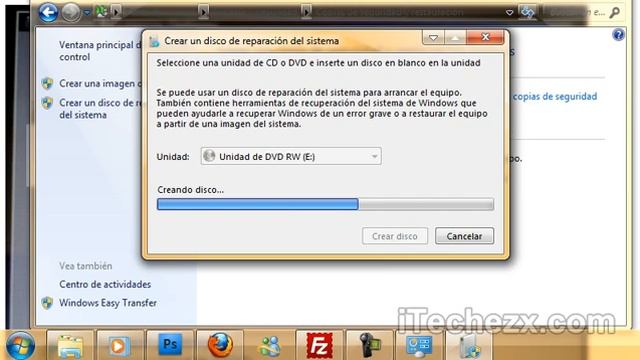 Windows 7 - Crea un disco de reparación del sistema смотреть онлайн