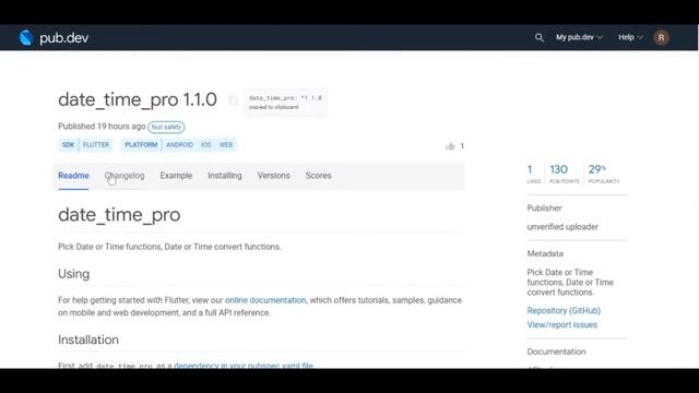 Date Time Picker | date_time_picker | pub.dev | Flutter | Dart | techdirr смотреть онлайн