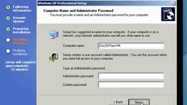 Finalizing Windows XP reinstall смотреть онлайн