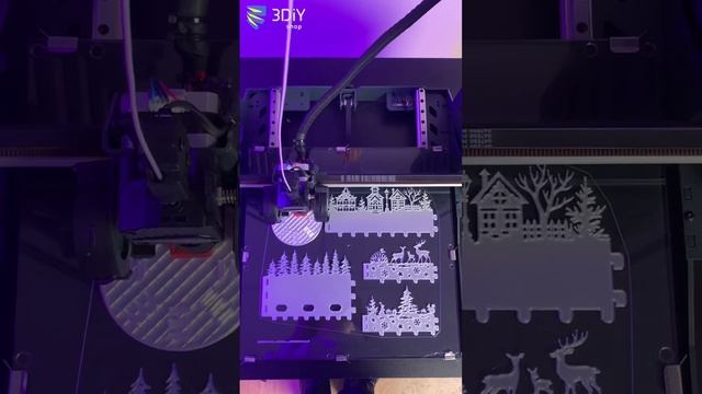 Новогодний декоративный светильник на 3D-принтере! смотреть онлайн