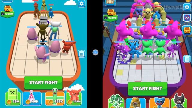 Merge Monster Rainbow Friends vs Merge Master Blue Monster Android Gameplay New Update Part 2 смотреть онлайн