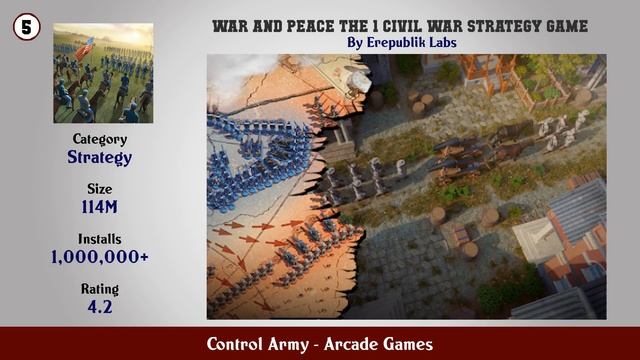 Top 10 Control Army Android Games смотреть онлайн
