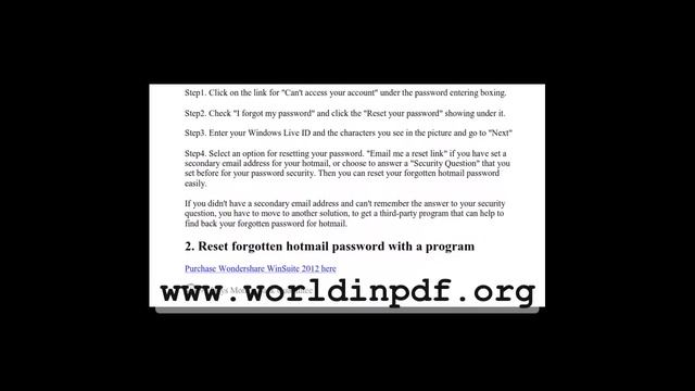 Retrieve hotmail password, lost hotmail password, crack hotmail password free tutorial, user guide смотреть онлайн