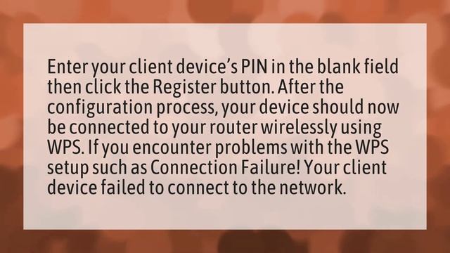 Why WPS Connect is not working? смотреть онлайн