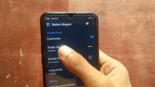 Button mapper settings