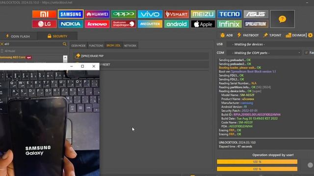 A03 Core Frp Unlock Tool Test Point | Samsung Frp Bypass 2024 Android 13/14