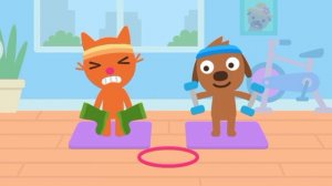 Sago Mini Apartment - Physical exercise with sago and friends in the apartment - Fun Games for Kids