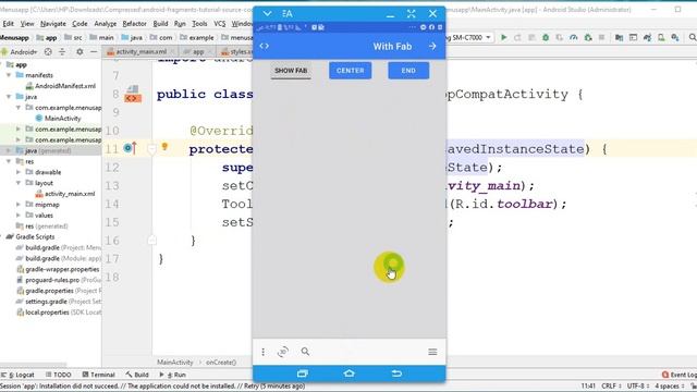 Material design-toolbar المحاضرة 6 смотреть онлайн