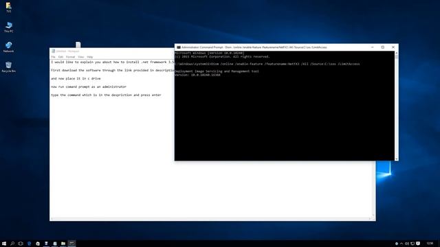 Installation of .net Framework 3.5 without Internet смотреть онлайн