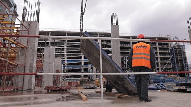 Ход строительства БЦ DubininSky, апрель 2024г. смотреть онлайн