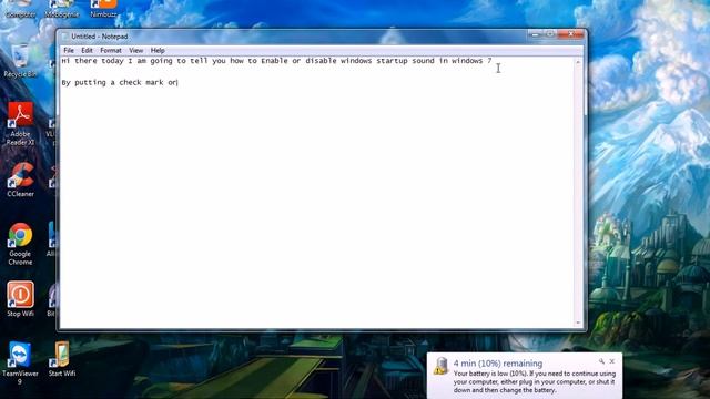 Enable or Disable Windows Startup Sound смотреть онлайн