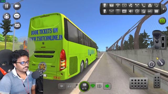 🔴 Mobile Game APSRTC and TSRTC LIVE 🚌 Bus Simulator Indonesia Multiplayer | Join Guys смотреть онлайн