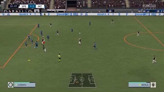 SPEZIA 1-3 INTER MILAN FIFA21CALCIOSERIEASIMMATCH MATCHDAY 32 смотреть онлайн