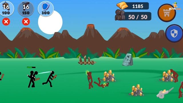 Stickman History Battle: Funny Gameplay (iOS,Android) - War Between The Tribes смотреть онлайн