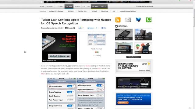 iOS 5 New Speech Regognition Coming Leaked Internal Build Pictures?! Apple Partner With Nuance? смотреть онлайн