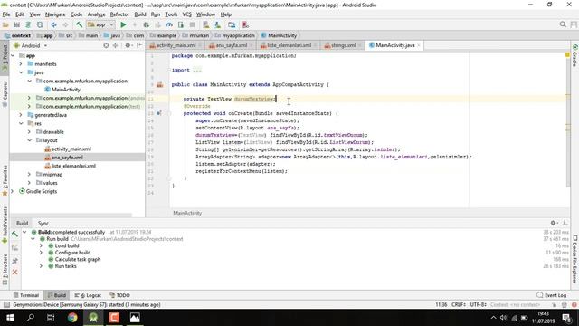 Android Studio ile Context Menü Oluşturma смотреть онлайн