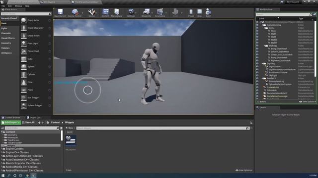 Unreal Engine TouchJoystick Plugin Demonstration смотреть онлайн