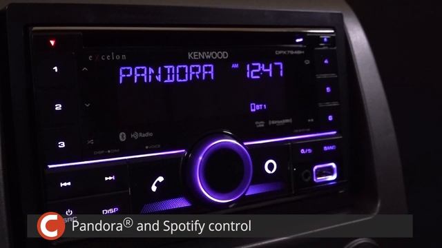 Kenwood Excelon DPX794BH Display and Controls Demo | Crutchfield Video смотреть онлайн