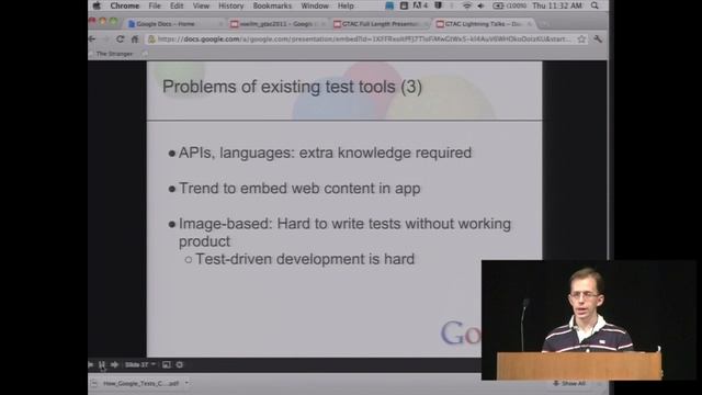 GTAC 2011: Lightning Talks II (Web Testing) смотреть онлайн