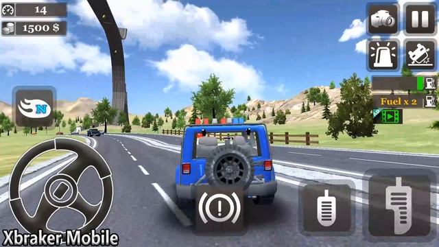 Police Car Stunt Driver: Police Drift Simulator - Blue Jeep 4x4 Driving Android GamePlay#8 смотреть онлайн