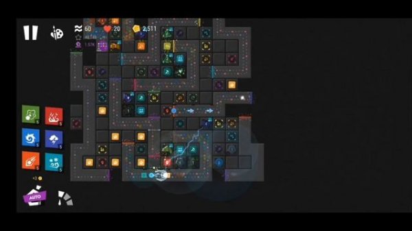 Android game "Infinitode 2" - Daily quest DQ3 - 136098 points (snippets)