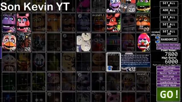 Mas de 200 ANIMATRONICOS [Ultra Custom Night] смотреть онлайн