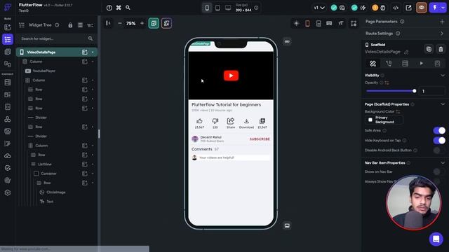 YouTube Clone Using FlutterFlow & Youtube API смотреть онлайн